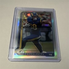 Topps Chrome 2025 Rookie Refractor Terrance Ferguson #335 Los Angeles Rams NFL
