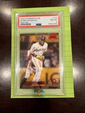 2022 stadium club kebryan hayes redfoil #123 PSA NM-M 8