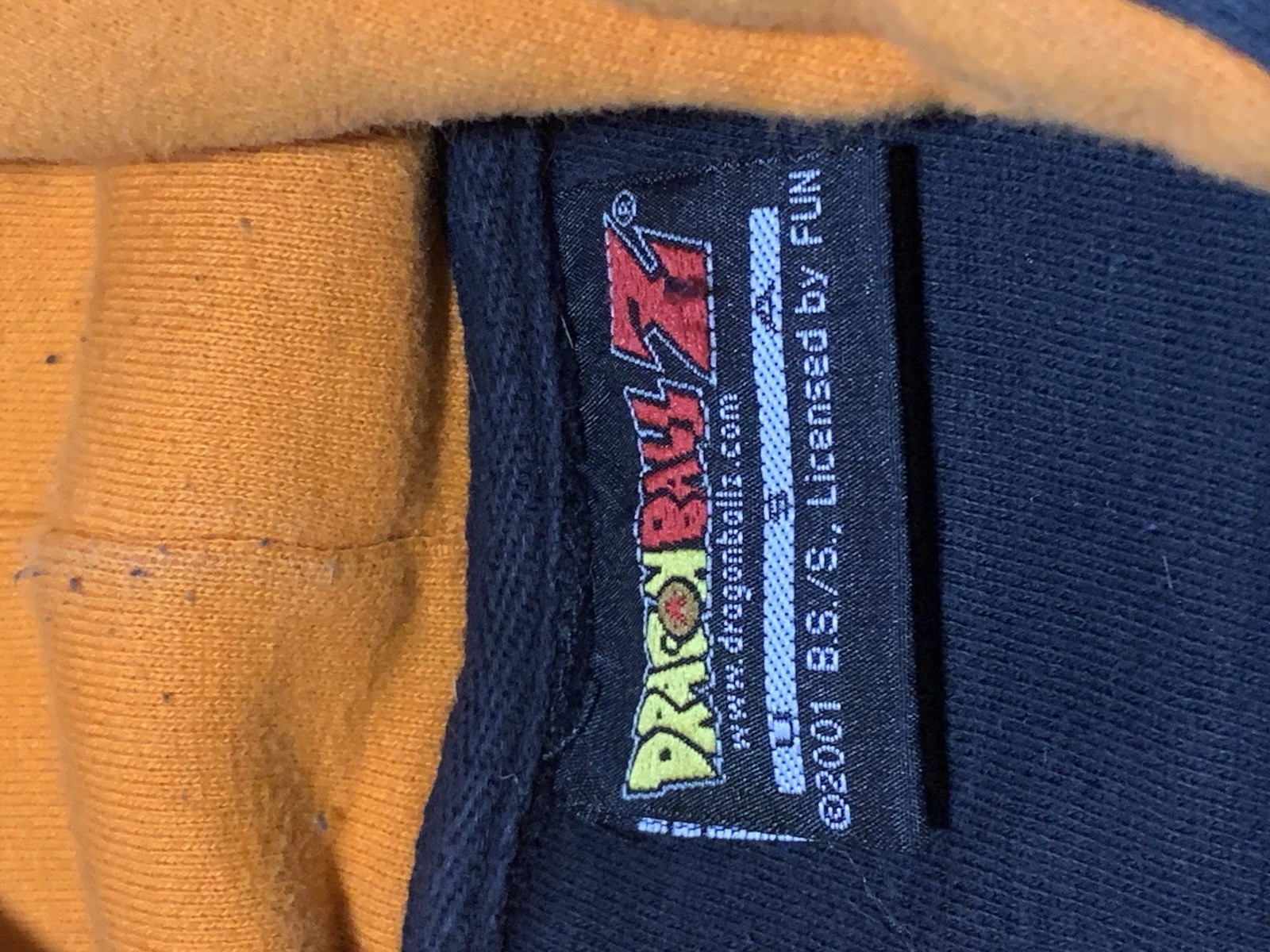 Vintage DBZ 2001 Dragon Ball Z Hoodie Goku Super Saiyan Anime Sweatshirt XXL image 5