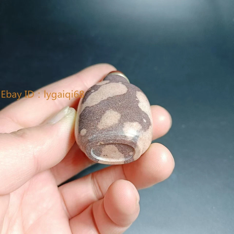B18 Strange stone Snuff Bottle, natural, purely handmade - Image 4 of 4