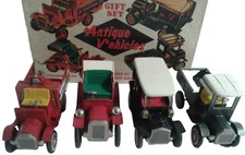 SSS Quality Toys Cragstan 4 Gift Set Antique Vehicles Vintage 1950s Japan