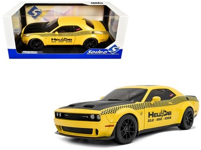 2023 Dodge Challenger SRT Hellcat Redeye Widebody Taxi Yellow NYC Hellcab 1/18