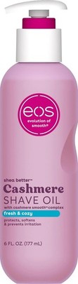 eos Cashmere Shave Oil   Fresh & Cozy, Moisturizing Shave Oil with Shea Butter