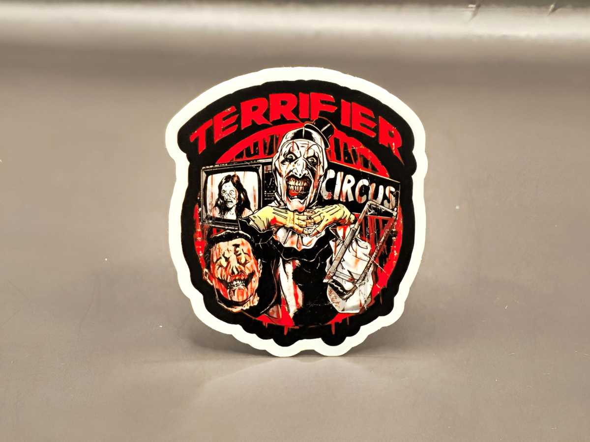 Adesivo Auto Riflettente Mostro Horror Clown Che Sbircia - Decalcomania In Vinile Per Paraurti O Finestrino - 2