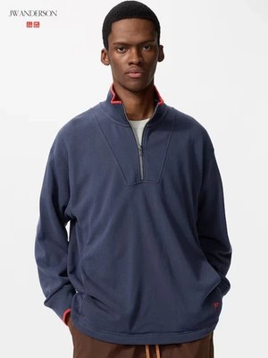 Uniqlo JW Anderson Sweat Half-Zip Pullover Men's XS-XXL (Japan