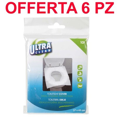 ANGEBOT 6 STÜCK SET 10 TOILETTENBLÄTTER WC EINWEG/WEG HYGIENE PERSÖNLICHE PFLEGE