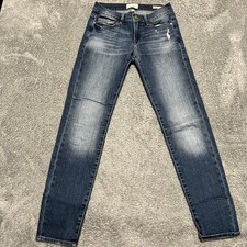 Frame Jeans Womens 24 28x29.5 Le Garcon Boyfriend Blue Ankle Denim Pants