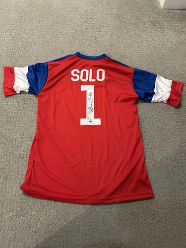 Hope Solo Signed Jersey GTSM Hologram Soccer Auto Goalie XL Custom Jersey