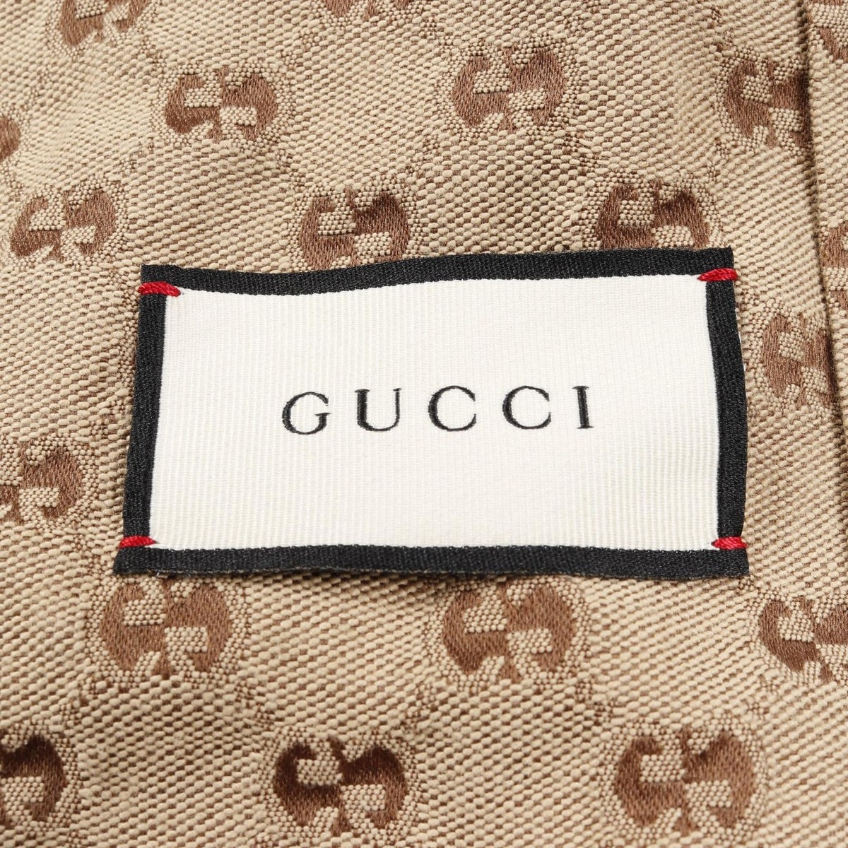 GUCCI GG jacquard zip-up jacket Blouson Cotton Polyester Beige