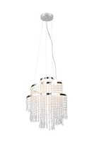 Led HäNgelampe Esstisch Acryl Glas Metall Fernbedienung Pendelleuchte Dimmbar