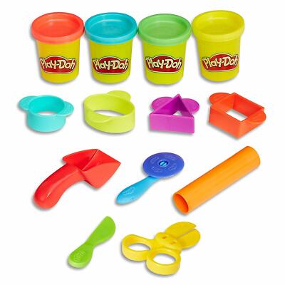 Kids GIFTS Play-Doh Starter Set Tubs Dough Accessories Creative