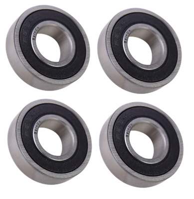 (4 Each) R8-2RS Sealed Radial Ball Bearing 1/2 ID X 1-1/8 OD X 5/16 Wide SpinCo