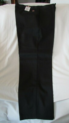 Men's ''Dickes'' Size 44x32, Black, IRREGULAR, 874FBK, Flex, Twill, Work Pants