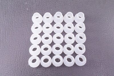 Lot of 25 MNI #4-10 Essentra #4 Nylon Shoulder Washer 0.115'' ID 0.235'' OD NOS