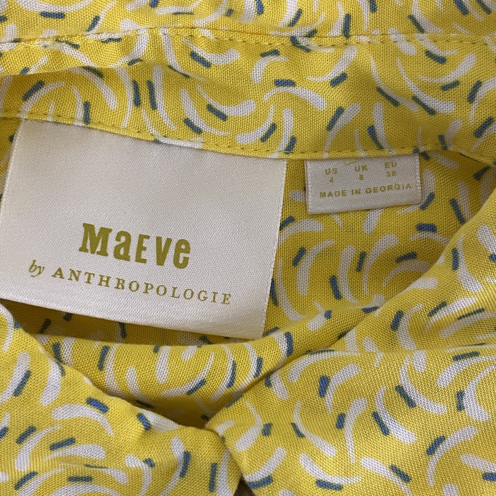 Maeve Anthropologie Blithe Button Down Blouse Wom… - image 2