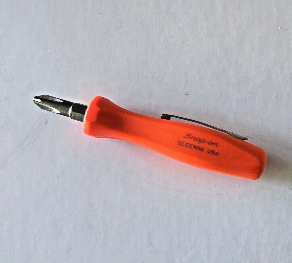 🦅 Snap-On ™ Tools Orange Reversible Magnetic Bit Pocket