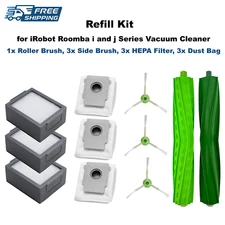 Roller Side Brush Filter Dust Bag Replacement Set for iRobot Roomba i5+ i7 j8 j9