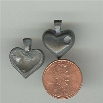 12 VINTAGE HEART 16mm. RHINESTONE SETTING CHARMS Z509 | eBay