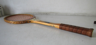 Raquette De Tennis En Bois Vintage – EOLO D'Atalasport – Années 60 – Fabriquée En Italie