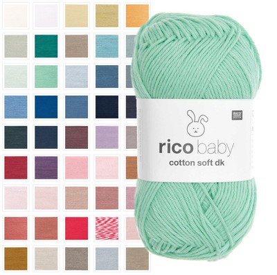 (65 /kg) | Babywolle | RICO DESIGN BABY COTTON SOFT dk | waschbar & pflegeleicht