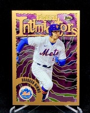 Brandon Nimmo 2023 Topps Finest Flashbacks  Intimidators New York Mets #12