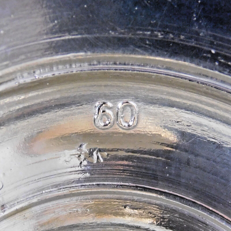 Vintage WickWerke & DBGM 60 DRM German Stoneware Beer Stein, Pointed