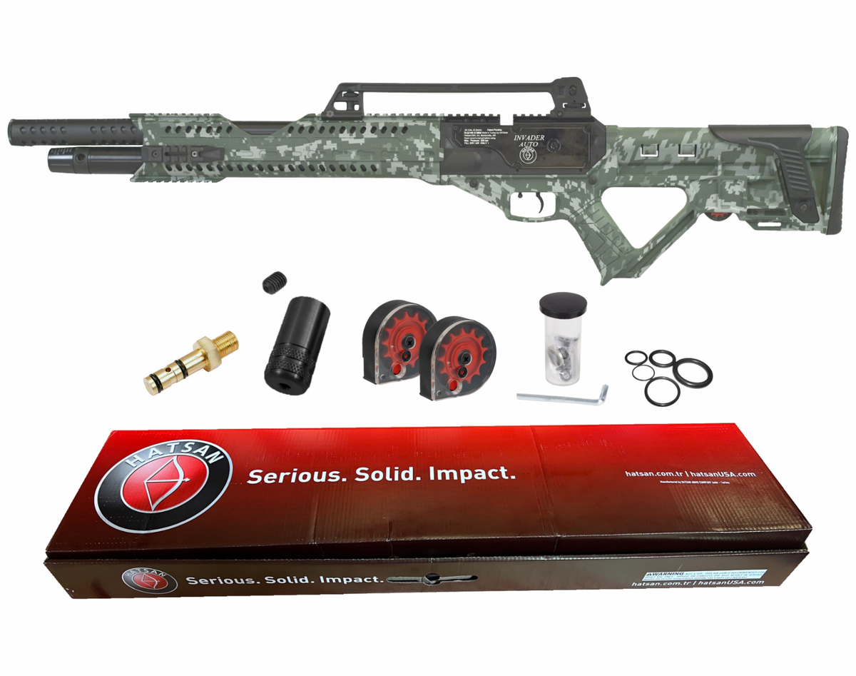 Hatsan Invader Semi-Auto .25 Cal Side Bolt 900 FPS 38 FPE PCP Air