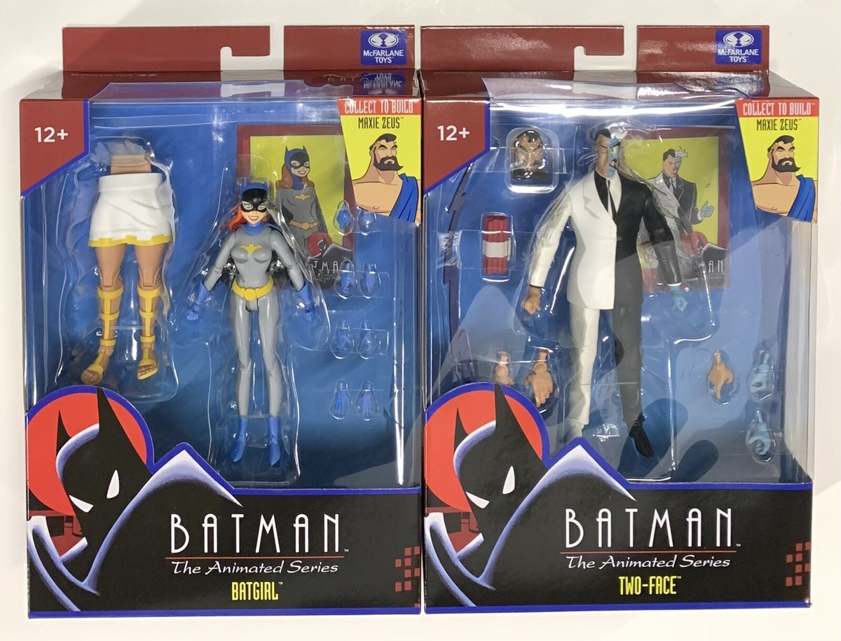 DC Animated Batman BAF Maxie Zeus Lot Of 2 Two-Face & Batgirl 6