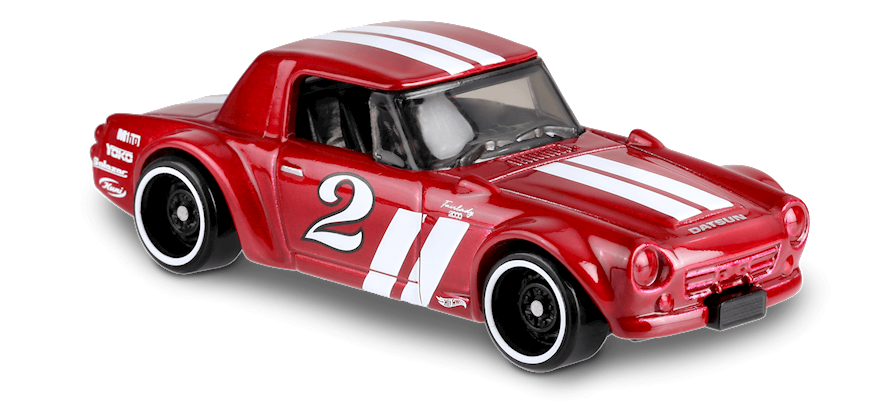 Hot Wheels Datsun Fairlady 2000 Red Nightburnerz Kid Diecast Model