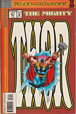 THOR #470  SILVER SURFER * WARLOCK & THE  INFINITY WATCH   MARVEL  1994  NICE!!!
