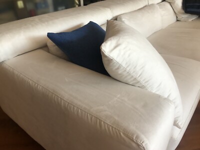 DIVANO ANGOLARE BIANCO poltronesofà usato