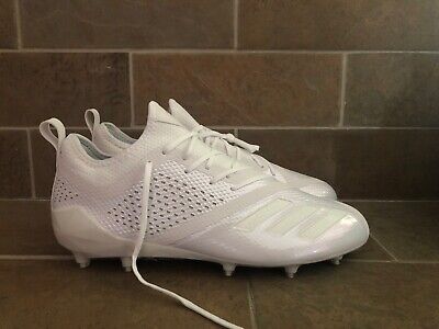 all white low top cleats