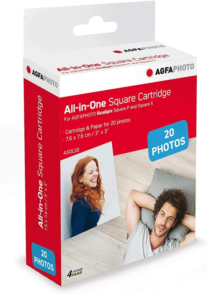 Agfaphoto Photo Printer & Instant Camera Cartridges, All-in-One Paper & Ink