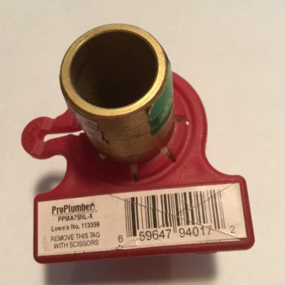 ProPlumber 3/4'' Male Adapter PPMA75NL-X - NEW