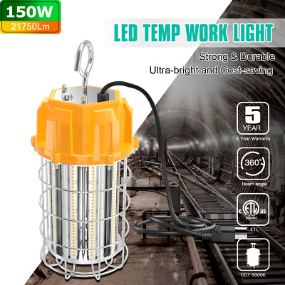 150W LED Temporary Work Light Portable Building Construction Workshop Light ETL 