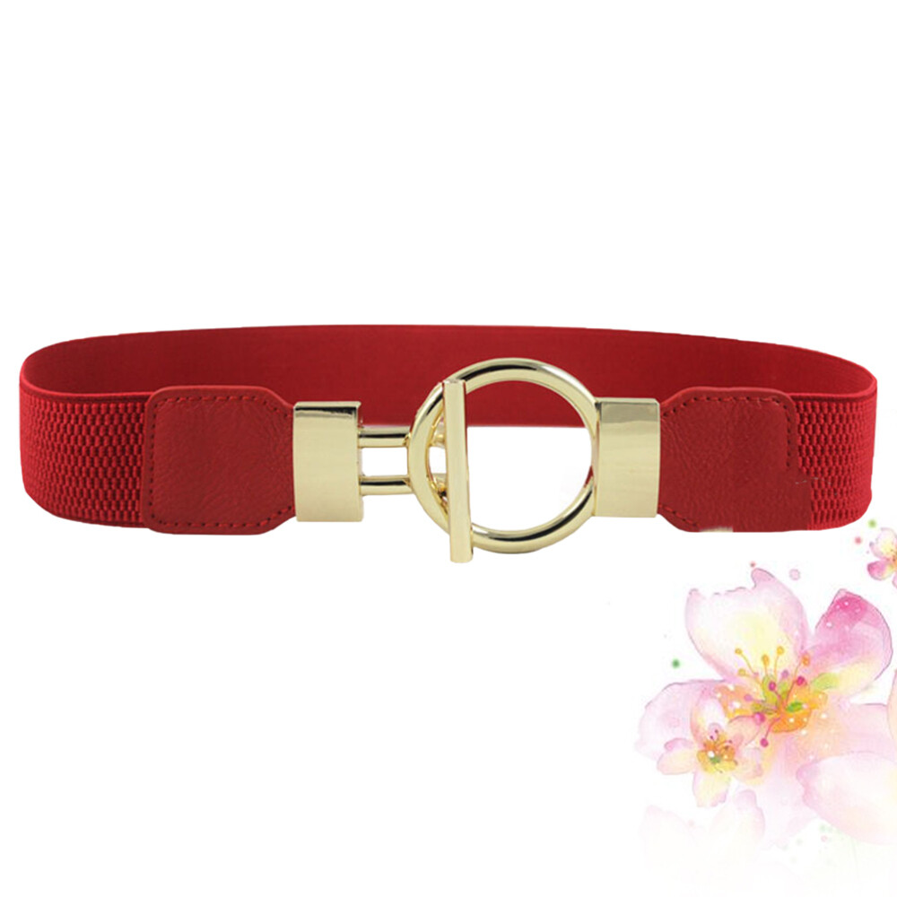 Rhinestone Stretch Belt Metal Alloy Belt Women Waist Belt Cinch High