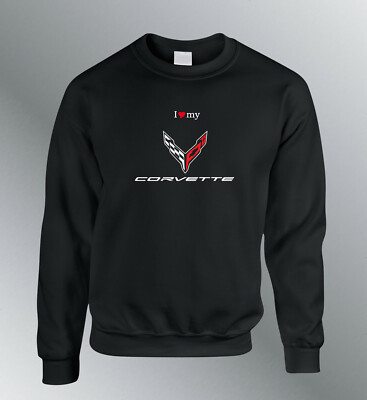 Sweatshirt Corvette C3 C4 C5 C6 C7 C8 Auto Sweatshirt Pullover Stingray