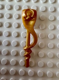 LEGO NINJAGO Minifig Accessory, Snake / Serpent Staff 98134 W Fangpyre 1x1 Tile