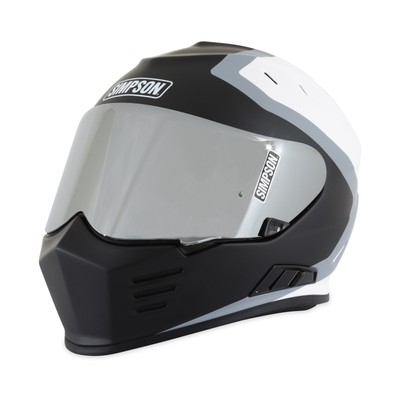 Simpson Motorcycle GBDXSWRA Ghost Bandit Helmet - Adult X-Small - Wraith