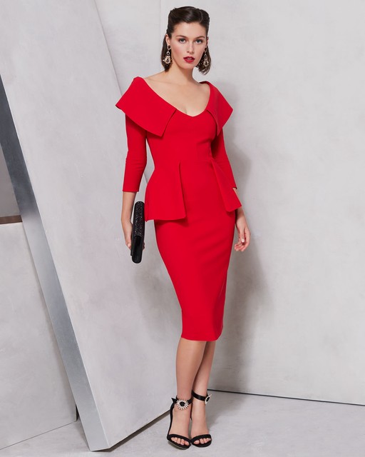 chiara boni red dress