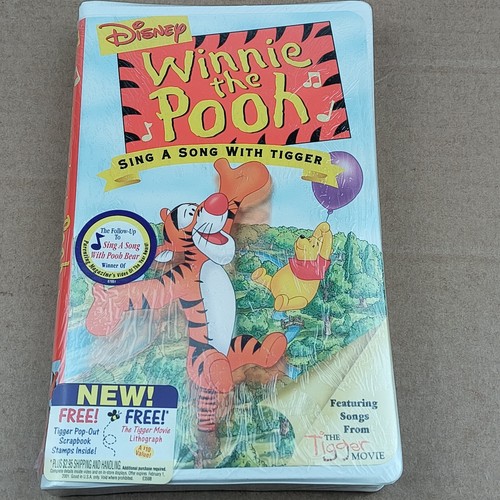 Winnie the Pooh - Sing a Song with Tigger (VHS, 2000) for sale online