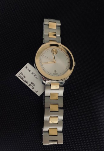 RELOJ SUIZO MUJER MOVADO BOLD VERSO 3600749 IP ORO ACERO INOXIDABLE 38 MM - Imagen 4 de 13