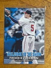 2022 Topps Series 1 Baseball Welcome To The Show # WTTS-15 Freddie Freeman