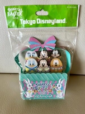 RARE TOKYO DISNEYLAND EASTER MEMO PAD 6PCE SET MADE IN JAPAN