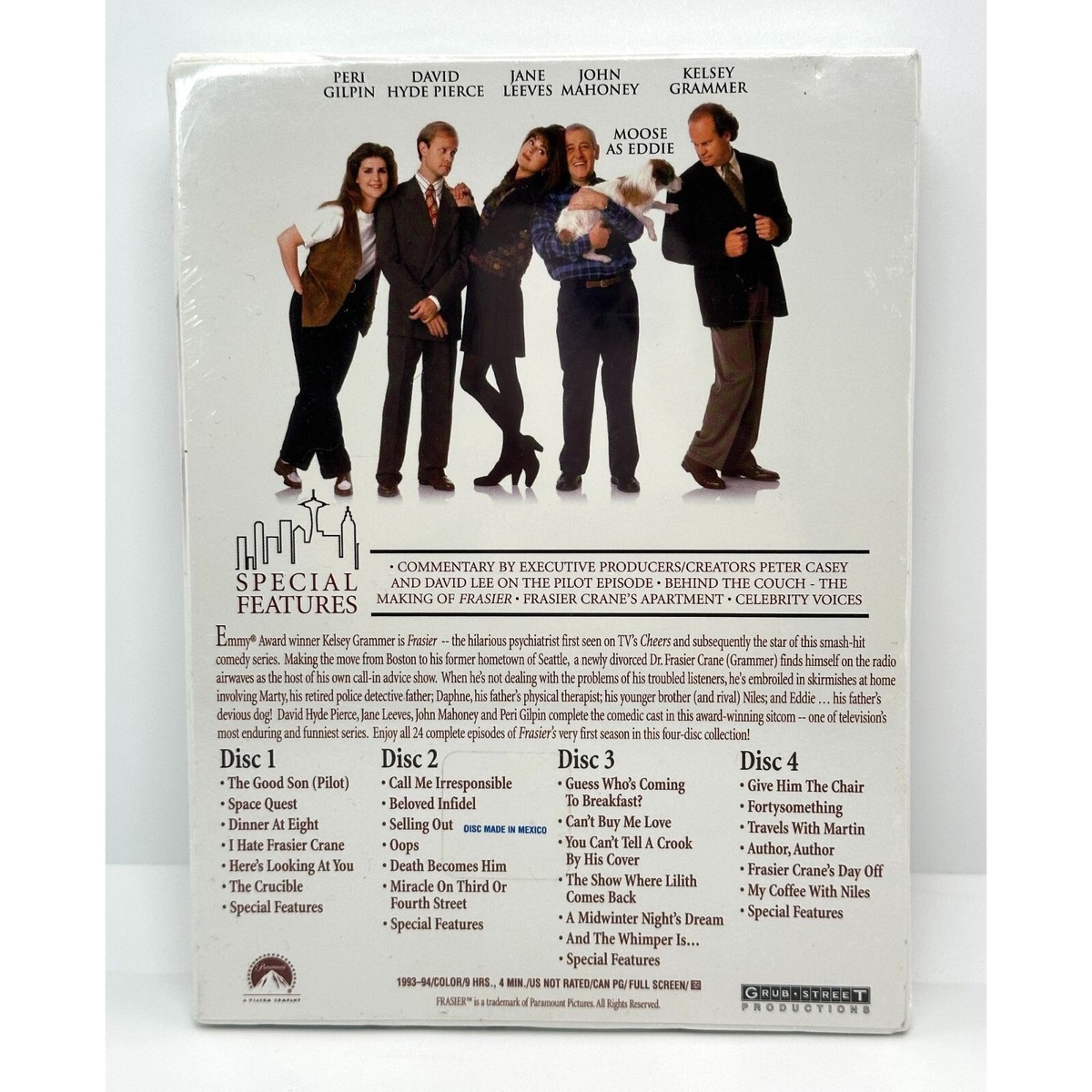 Frasier The Complete First Season 1 Tv Show DVD Box Set SEALED | eBay