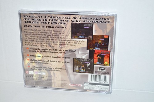 Time Crisis (Sony PlayStation 1, 1995) PS1 PSOne PSX 2 3 CIB Reg. Black Label - Picture 5 of 9