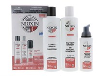Nioxin System 4 Trio Shampoo 10.1oz, Conditioner 10.1oz, Treatment 3.38oz