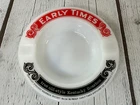 Early Times Kentucky Bourbon VTG Ashtray Milk Glass Tobacciana Man Cave Bar