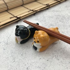 2pc Shiba Dog Chopstick Rest Set / DECOLE
