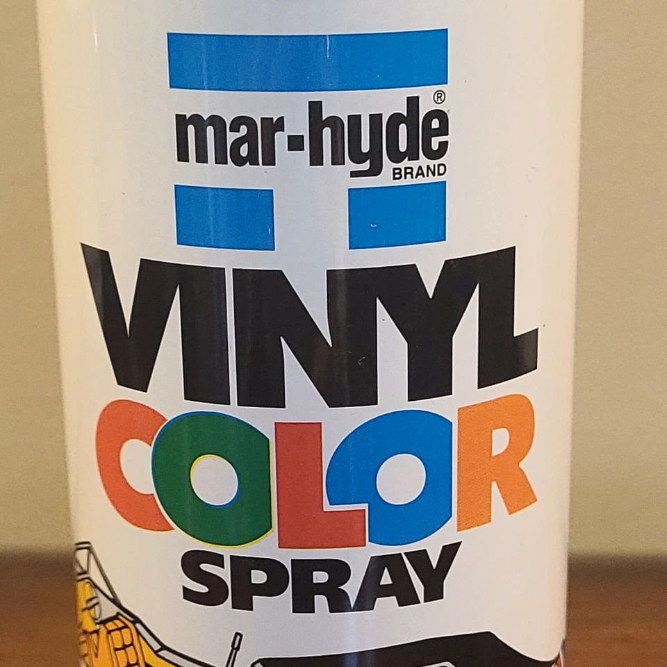 Mar Hyde VINYL COLOR AEROSOL SPRAY Can REGAL BLUE 2108 NOS Prop - Image 2 of 4